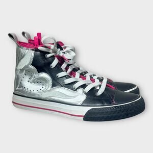 Smitten Hi-Top Sneakers Sz 39 (8-8.5) Excellent Condition‎